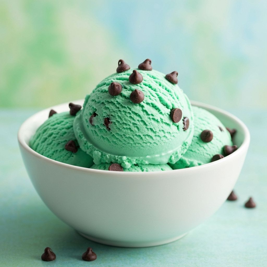Mint Chocolate Chip Ice Cream